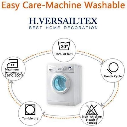 H.VERSAILTEX Super Stretch Individual Seat Cushion Covers - Sofa & Couch Cushion Slipcover Sets - Thick Jacquard Textured Twill Fabric (3 Piece XL, Ivory)-HomvellaHome