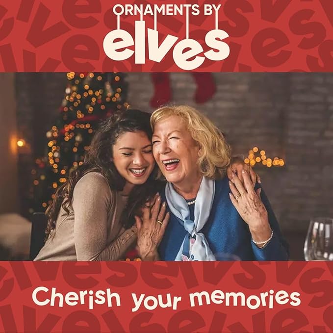 Ornaments by Elves - Personalized Baby Gnome Pink Christmas Ornaments 2024 Adorable Girl Gnome on Red Mushroom Great Addition to Christmas Decor Personalized Gifts in a Giftable Packaging