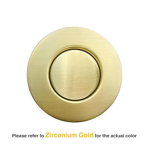 Garbage Disposal Air Switch Kit, UL Certified Professional Garbage Disposal Switch Button Power Module, Sink Top Waste Disposer On/Off Switch-HomvellaHome