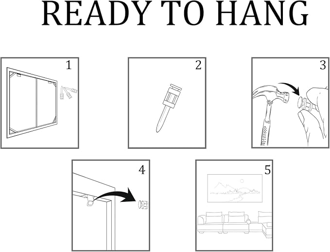 HGUAOA Coastal Wall Art - Large Landscape Wall Pictures for Living Room, Bedroom Pictures, Ocean Beach Artwork, Blue Wall Art, Above Bed Decor, Coastal Landscape Wall Art, Beach Pinting-HomvellaHome