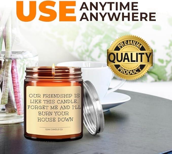 1OAK Vanilla Candle - Best Friend Candle for Women - Friendship, Christmas & BFF Gifts-HomvellaHome