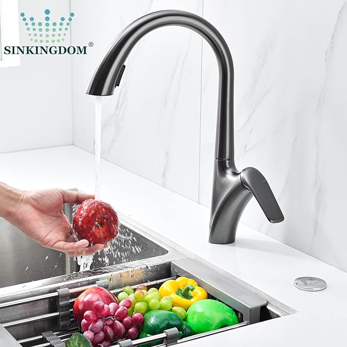 Garbage Disposal SinkTop Air Switch Kit with Stainless Steel Button,Chrome-HomvellaHome