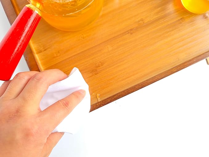 Bamboo Serving Tray – Two Sizes for Breakfast, Tea, Coffee & Snacks – Eco-Friendly Wooden Tray for Bed, Kitchen, Coffee Table, or Decorative Use-HomvellaHome