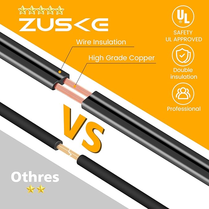 100FT Outdoor String Lights, LED Patio Lights with 50+3 ST38 Vintage Edison Shatterproof Bulbs, IP65 Weatherproof Outside Hanging Lights for Backyard Bistro Cafe Garden(50FTx2)-HomvellaHome