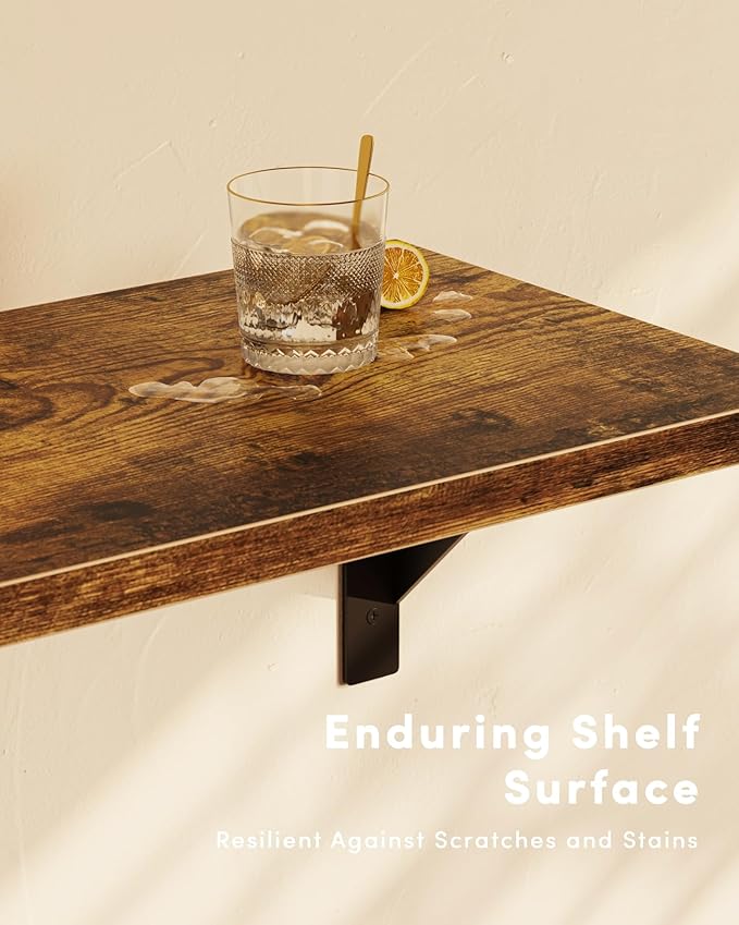 Long Wall Shelves, 36 Inches Floating Book Shelves, Hanging Book Shelves for Wall, Long Large Deep Floating Shelves for Kitchen Bedroom-HomvellaHome