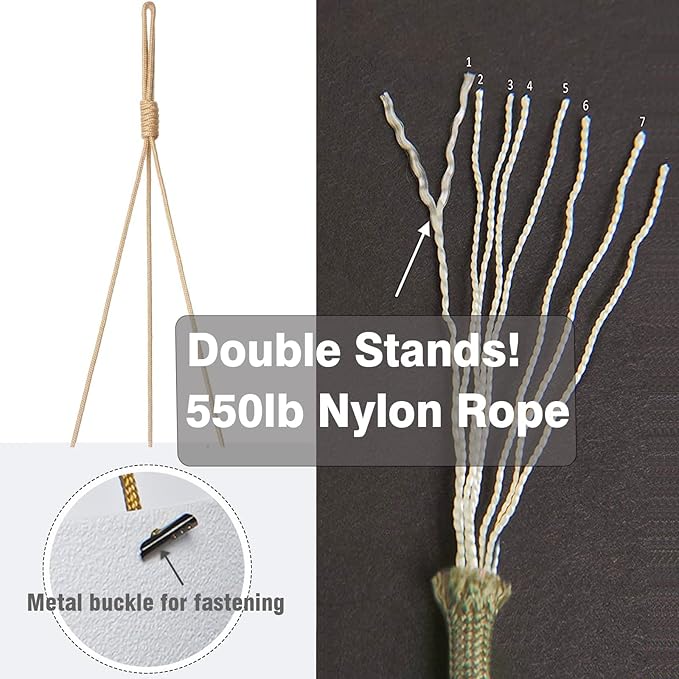 12 Inch 2 Pack Large Hanging Planters for Indoor Outdoor Plants, Plastic Hanging Basket Pots for House Plants Flowers, White-HomvellaHome