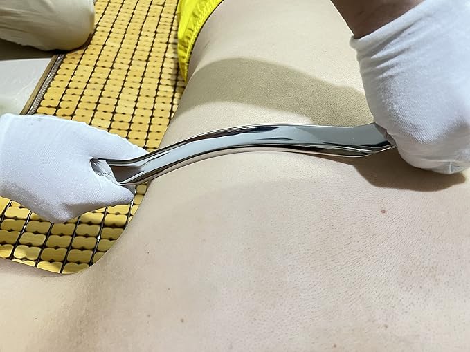 Gua sha Tool Stainless Steel gua sha-Set 4pcs -iastm Tool Gussha Massage Tool Muscle Scraping Tool for Soft Tissue Therapy and Reduce Arms,Back, Legs, Shoulder Muscle Pain(HH1)……-HomvellaHome