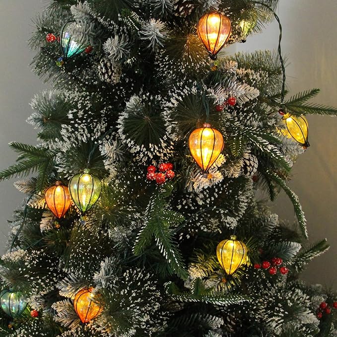 11FT Multicolor String Lights with 10 Bulbs, UL Listed Connectable Waterproof Decorative LED Lights Hanging for Backyard Patio, Indoor/ Outdoor for Christmas Wedding Party Festival Lighting(2pcs)-HomvellaHome