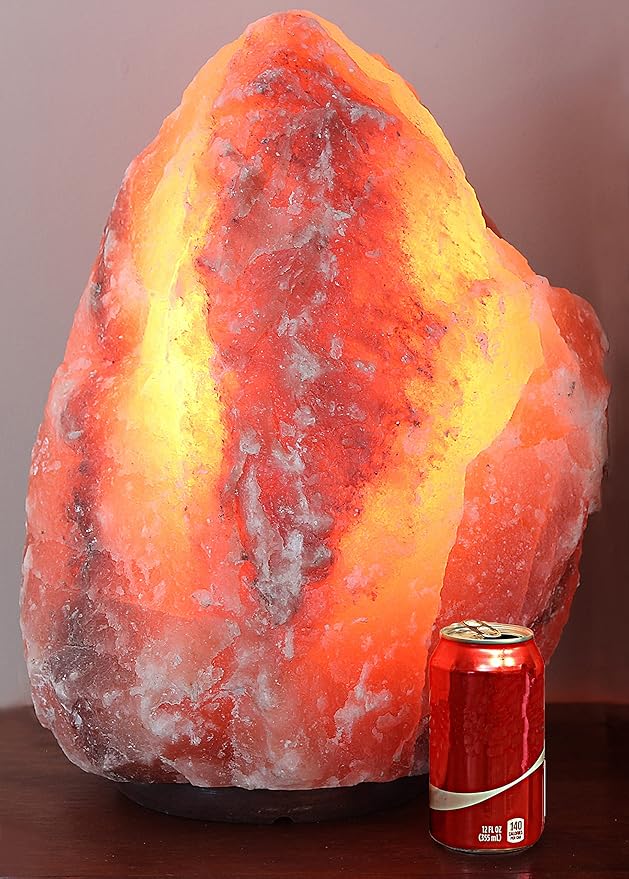 Giant Natural Himalayan Crystal Rock Salt Lamp 105~115 lbs-HomvellaHome