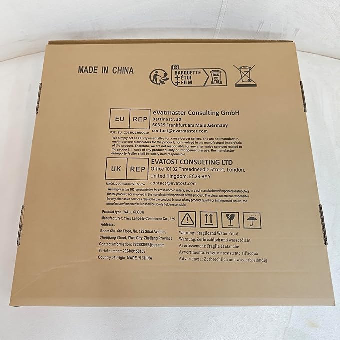 Large Wall Clock for Living Room Decor - 60cm/ 24 Inches Silent Non-Ticking Metal Wall Clocks Battery Operated, Vintage Decorative Modern Wall Clock for Bedroom, Office, Farmhouse Decor