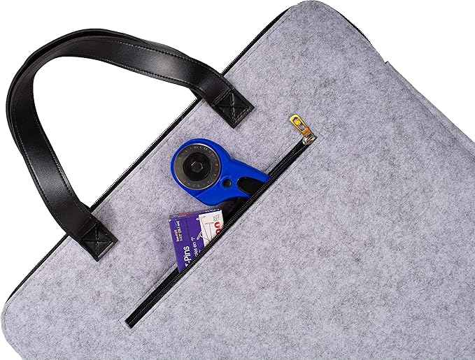 100% New Zealand Wool Pressing Mat for Quilting - Best Portable Wool Ironing Mat for Quilters - Includes Travel Bag, Cutting Mat, Iron Rest & Sewing Accessories and Supplies - 13.5"x17"x0.5" Iron Mat-HomvellaHome