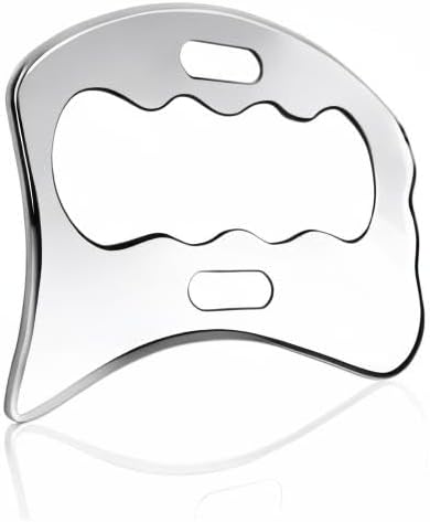 Guasha Massage Tool, Grade Stainless Steel Scraping Tool for Soft Tissue Upgrade Physical Therapy Stuff,Used for Back, Legs, Arms,Neck,Shoulder, Gua sha Tool-HomvellaHome