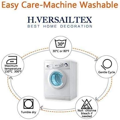 H.VERSAILTEX Super Stretch Individual Seat Sofa Covers Couch Cushion Covers Slipcover Sets Thick Jacquard Textured Twill Fabric (3 Piece, Loden Frost)-HomvellaHome