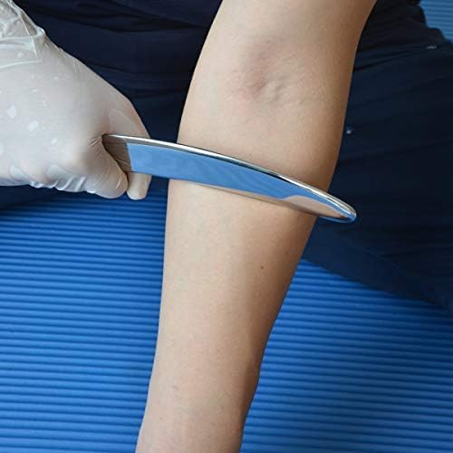Gua sha Tool gua sha Stainless Steel iastm Tool Gussha Massage Tool Muscle Scraping Tool for Soft Tissue Therapy and Reduce Arms,Back, Legs, Neck Muscle Pain(zly)………-HomvellaHome