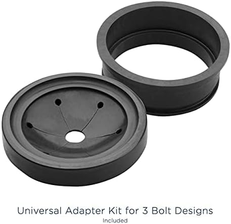 GE Disposall Continuous Feed 3/4 Horsepower Motor Garbage Disposer, Good for Grinding: Vegetable Peels & Small Bones, Easy Install Kit, Non-Corded, Recommended for 2-4 Person Homes, GFC720N-HomvellaHome