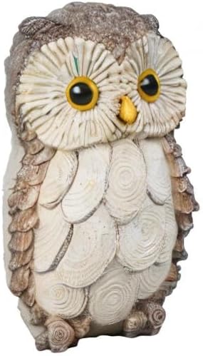 Guichifun Owl Statue Home Decor Accents - Cute Owl Figurines for Shelf Bookshelf TV Stand Décor Bedroom Office Decorations Ideal Gift for Owl Lovers 5 x 5 x 8 Inch-HomvellaHome