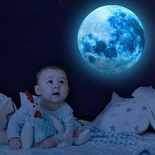 1078Pcs Glow in The Dark Stars for Ceiling Glowing Space and Moon Decals Universe Stickers Kids Wall Decor Perfect for Boys Girls Nursery Bedroom Living Room-HomvellaHome