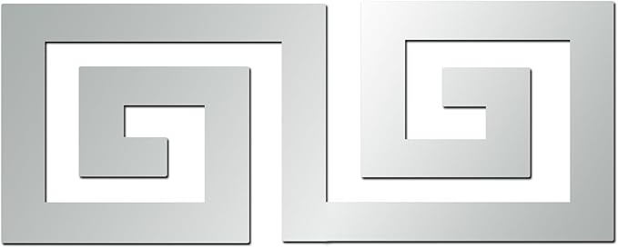 15 Pcs DIY Geometric Shape Acrylic Decorative Mirror Stickers Removable Adhesive Wall Mirror Décor for Living Room Home Background (Silver，3.15 * 7.87inches)-HomvellaHome