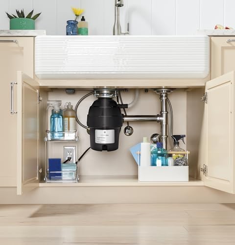 GE GFC765W Disposer, Black-HomvellaHome