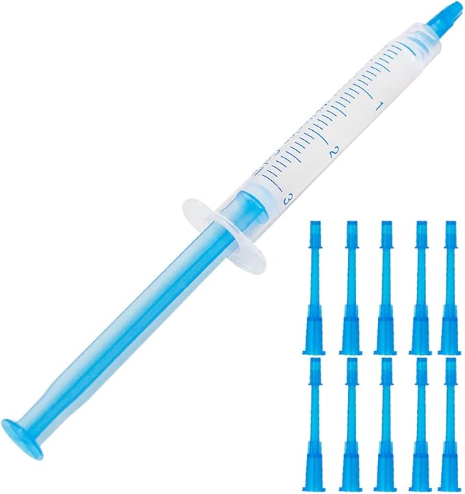 10pcs 3ml Teeth Whitening Gel Syringes, Refills 35% CP Bleaching Gel Kit Tooth Whitener Gel for Home Use-HomvellaHome