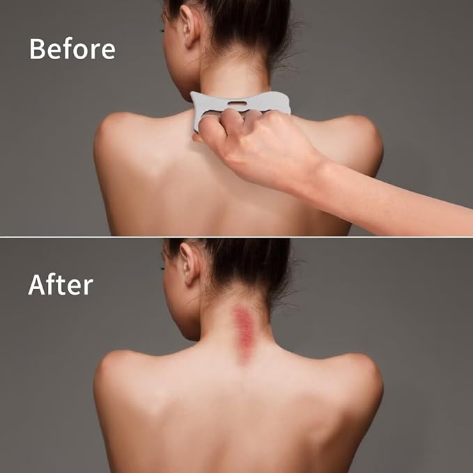 Guasha Massage Tool, Grade Stainless Steel Scraping Tool for Soft Tissue Upgrade Physical Therapy Stuff,Used for Back, Legs, Arms,Neck,Shoulder, Gua sha Tool-HomvellaHome
