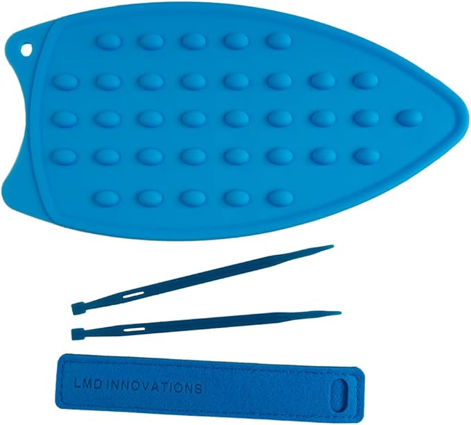 100% New Zealand Wool Pressing Mat for Quilting - Best Portable Wool Ironing Mat for Quilters - Includes Travel Bag, Cutting Mat, Iron Rest & Sewing Accessories and Supplies - 13.5"x17"x0.5" Iron Mat-HomvellaHome