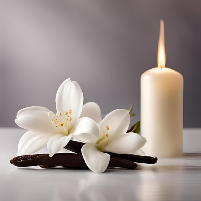 1OAK Soy Wax Scented Candles - Vanilla Bean Candle - Vanilla Candles for Home - Hand-Poured (7oz.)-HomvellaHome