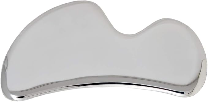 Gua sha Tool gua sha Stainless Steel iastm Tool Gussha Massage Tool Muscle Scraping Tool for Soft Tissue Therapy and Reduce Arms,Back, Legs, Neck Muscle Pain(SSB)………-HomvellaHome