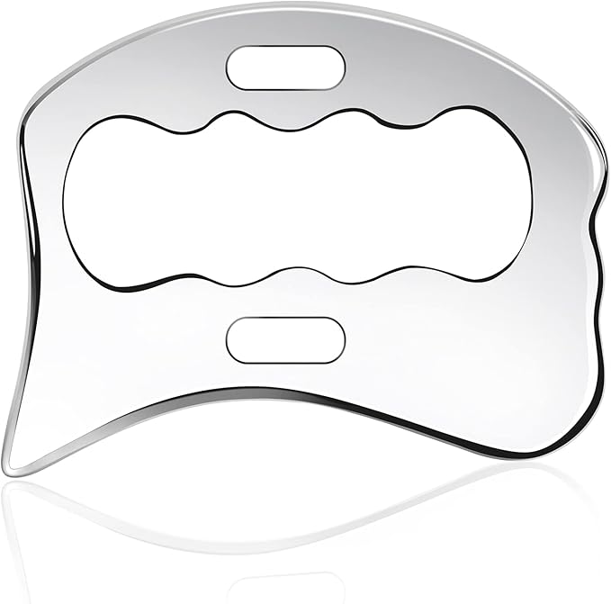 Guasha Massage Tool, Grade Stainless Steel Scraping Tool for Soft Tissue Upgrade Physical Therapy Stuff,Used for Back, Legs, Arms,Neck,Shoulder, Gua sha Tool-HomvellaHome