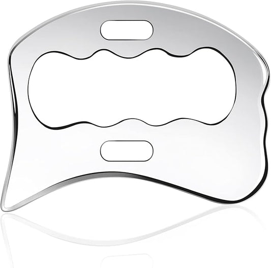 Guasha Massage Tool, Grade Stainless Steel Scraping Tool for Soft Tissue Upgrade Physical Therapy Stuff,Used for Back, Legs, Arms,Neck,Shoulder, Gua sha Tool-HomvellaHome