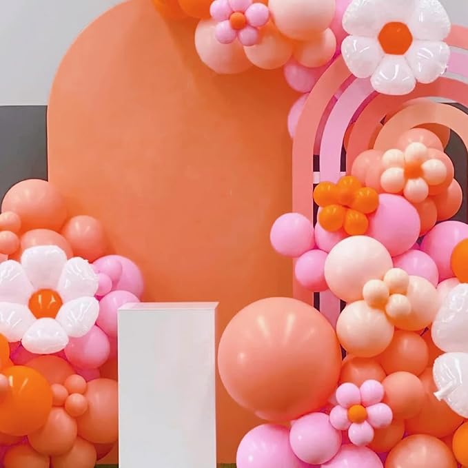 130pcs Coral Red Balloons Different Sizes 18" 12" 10" 5" Pastel Red Latex Balloon Garland Arch Kit for Birthday Baby Shower Graduation Wedding Valentine's Day Christmas Party Decorations-HomvellaHome