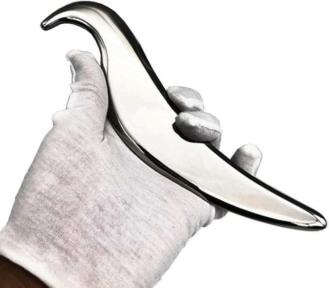 Gua sha Tool gua sha Stainless Steel iastm Tool Gussha Massage Tool Muscle Scraping Tool for Soft Tissue Therapy and Reduce Arms,Back, Legs, Neck Muscle Pain(DN)………-HomvellaHome