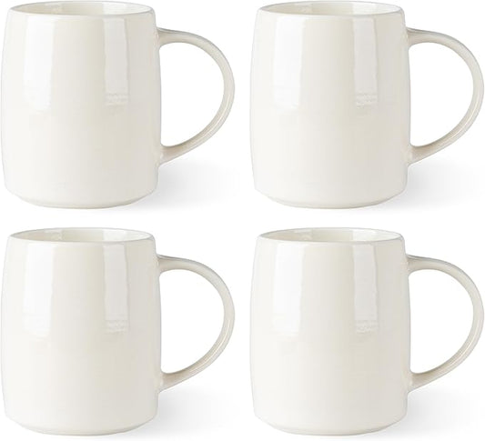 GBHOME Large Coffee Mugs Set of 4, 18oz Handmade Ceramic Coffee Mugs Set with Gradient color for Latte/Tea/Beer/Hot Cocoa, Dishwasher & Microwave Safe-HomvellaHome