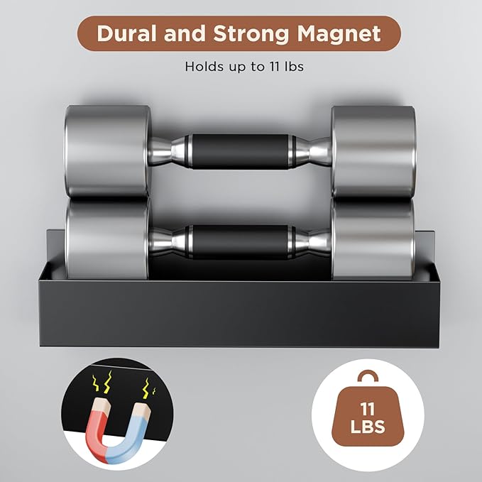 2 Pack Magnetic Spice Rack with 12 Spice Jars, Spice Labels, Magnetic Spice Organizer Shelf for Refrigerator, Microwave, Seasoning Organizer for Kitchen, Spice Jars with Label and Organizer Rack-HomvellaHome