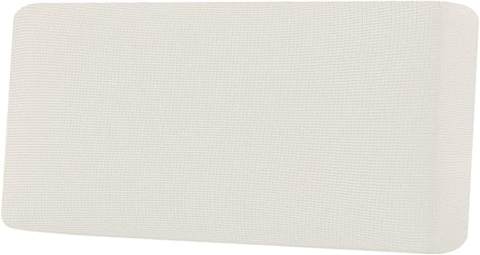 H.VERSAILTEX Super Stretch Individual Seat Cushion Covers Sofa Covers Couch Cushion Covers Slipcover Sets Thick Jacquard Textured Twill Fabric (1 Piece Sofa Cushion Cover, Porcelain)-HomvellaHome