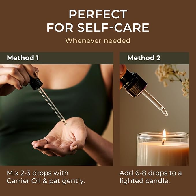 Gya Labs Rose Geranium Essential Oil for Skin - 0.34 Fl Oz - 100% Pure Natural Rose Geranium Oil for Diffuser, Aromatherapy Self-Care & Candle Making Scent-HomvellaHome