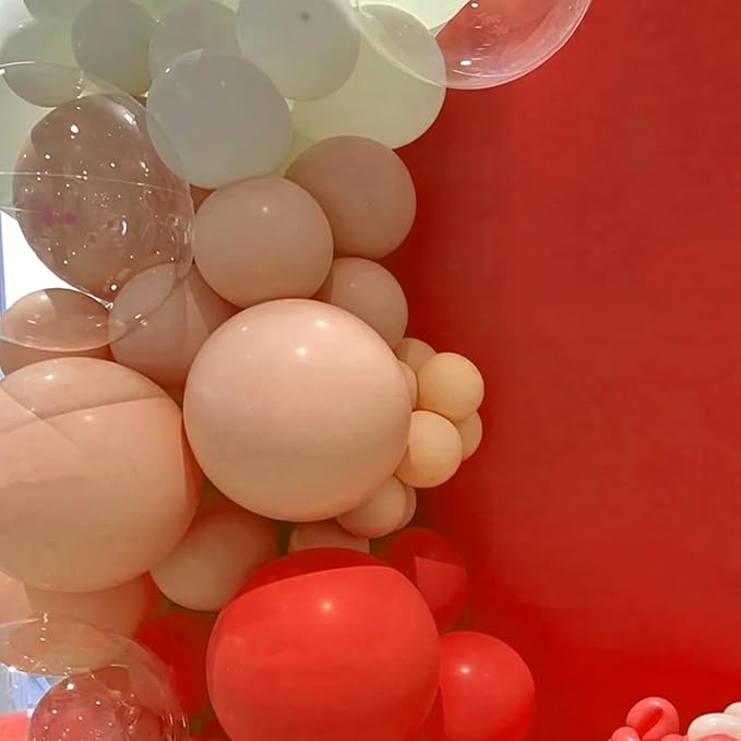 130pcs Peach Balloons Different Sizes 18" 12" 10" 5" Pastel Orange Latex Balloon Garland Arch Kit for Birthday Baby Shower Graduation Wedding Gender Reveal Anniversary Party Decorations-HomvellaHome