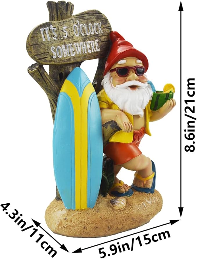 Garden Gnomes Outdoor Funny,Gnomes Decorations for Yard Statues Decor-HomvellaHome