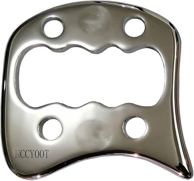 Gua sha Tool gua sha Stainless Steel iastm Tool Gussha Massage Tool Muscle Scraping Tool for Soft Tissue Therapy and Reduce Arms,Back, Legs, Neck Muscle Pain(DN)………-HomvellaHome