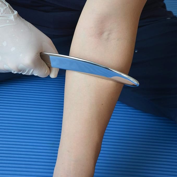 Gua sha Tool gua sha Stainless Steel iastm Tool Gussha Massage Tool Muscle Scraping Tool for Soft Tissue Therapy and Reduce Arms,Back, Legs, Neck Muscle Pain(hulian)………-HomvellaHome