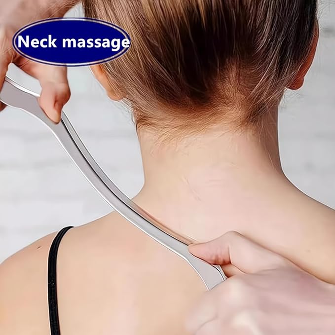 Gua Sha Massage Tools,Fascia Blaster Lymphatic Drainage Massager Stick, Cellulite Massager Muscle Roller Scraper Tool (Medium)-HomvellaHome