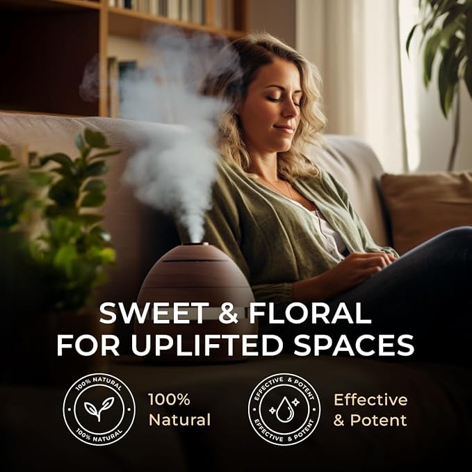 Gya Labs Roman Chamomile Essential Oil for Diffuser - 0.34 Fl Oz - 100% Pure Natural Roman Chamomile Oil for Skin, Hair, Face, Aromatherapy & Candle Making Scent-HomvellaHome