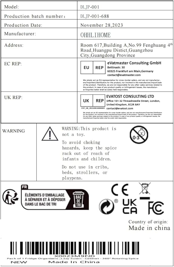 1 Pack 10 Inch Non-Skid Lazy Susan Turntable Organizers - Spinning Rack for Pantry Organization and Storage, Kitchen, Cabinet, Fridge, Bathroom Vanity, Countertop, Under Sink Organizing, Spice Rack-HomvellaHome