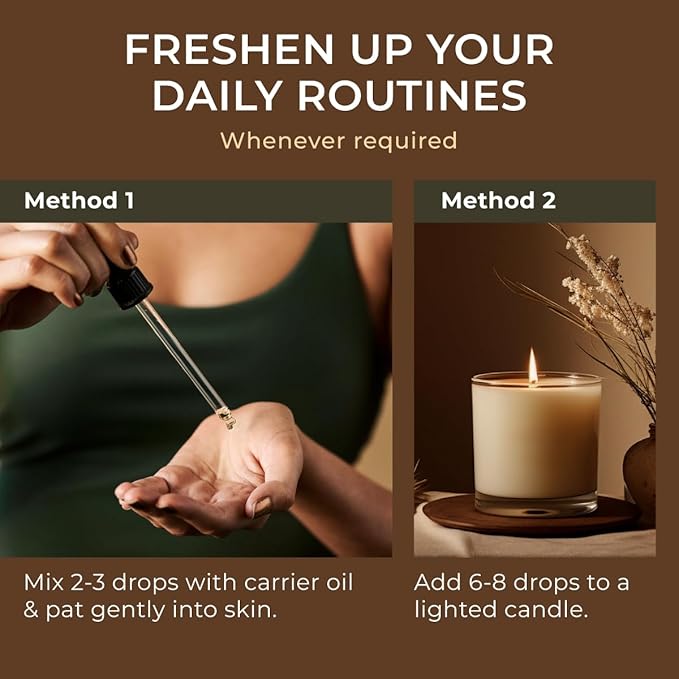 Gya Labs Petitgrain Essential Oil for Skin - 0.34 Fl Oz - 100% Pure Natural Petitgrain Oil for Diffuser, Hair, Aromatherapy, Massage & Candle Making Scent-HomvellaHome