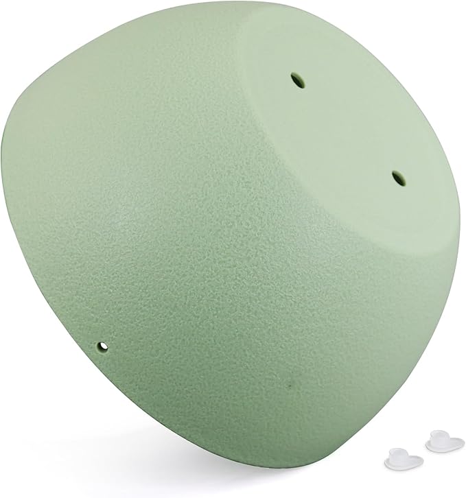 10 inch Hanging Planters Plant Pots for Indoor Outdoor Plants, 2 Pack Hanging Flower Pots with Drainage Holes and Chain for Garden Porch, Plastic Hanging Baskets for House Plants, Green-HomvellaHome