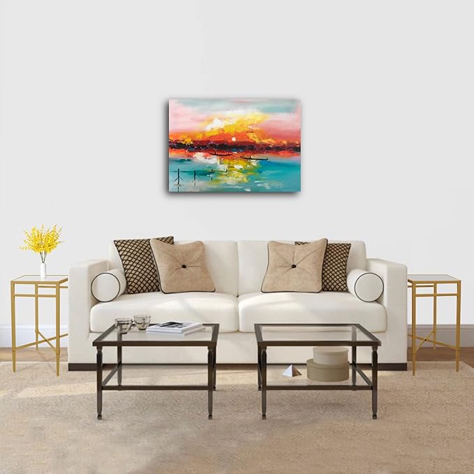 Gold End Table, Rectangle Side Table with Mirrored Top, Modern Metal End Table, Small Narrow Side Table for Living Room, Balcony, 22" L x 12.4" W x 24" D-HomvellaHome