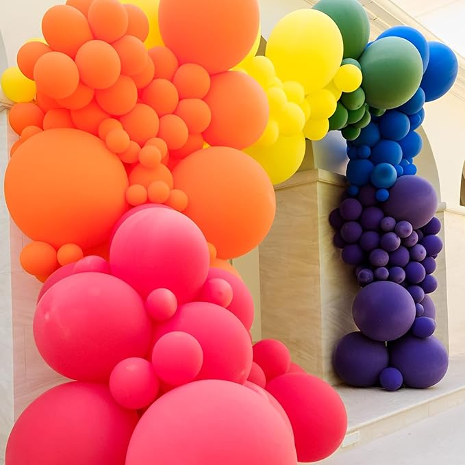 130pcs Orange Balloons Different Sizes 18" 12" 10" 5" Orange Matte Latex Balloons for Boys Girls Birthday Baby Shower Gender Reveal Wedding Gender Reveal Autumn Party Decorations-HomvellaHome