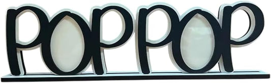 Gift for PopPop, Picture frame for Grandpa, Grandpa picture frame, Pop Pop picture frame, Gift for new papa, Grandparent photo frame (PopPop)-HomvellaHome