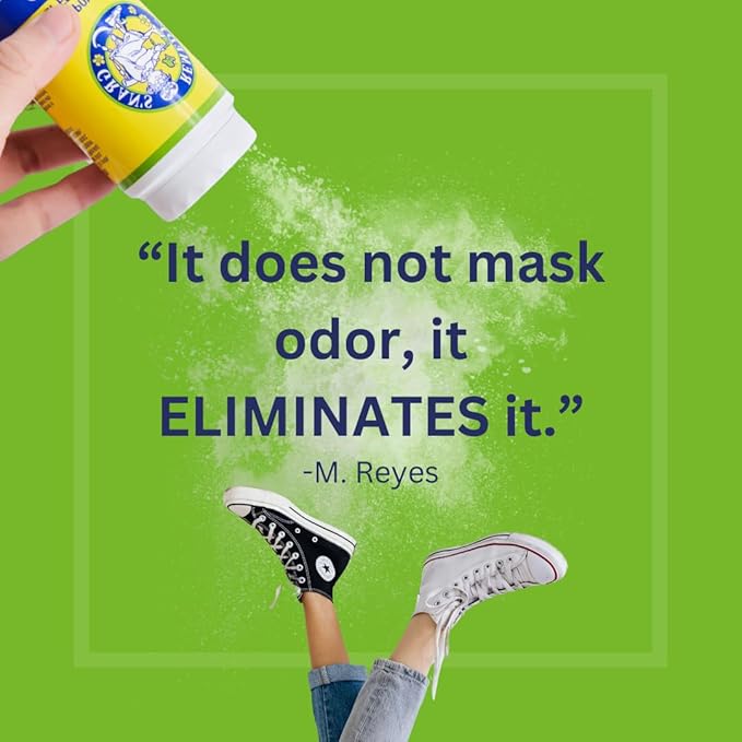 Gran's Remedy Natural Shoe Deodorizer and Foot Odor Eliminator Powder for Men, Women, and Kids, Absorb Sweat and Moisture, Neutralize Smelly Odors, Cooling-HomvellaHome