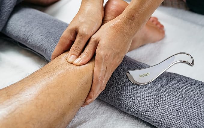 gua sha Tool gua sha Stainless Steel iastm Tool Gussha Massage Tool Muscle Scraping Tool for Soft Tissue Therapy and Reduce Arms,Back, Legs, Neck,Shoulder Muscle Pain(ms)…-HomvellaHome